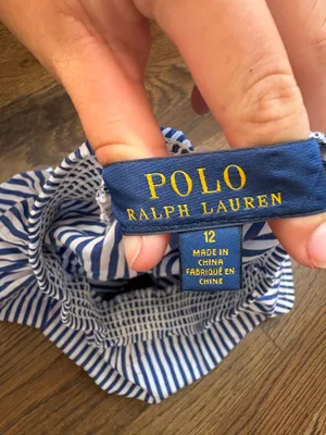Polo Ralph Lauren blue and white shorts thumbnail 3
