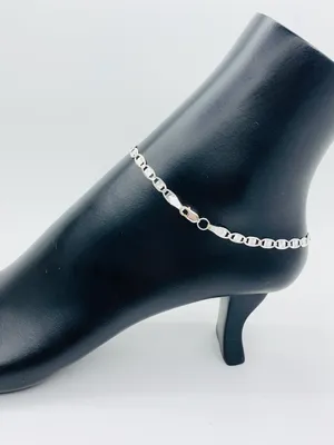 ❤️ 925 Sterling Silver Ankle Bracelet ❤️ thumbnail 5