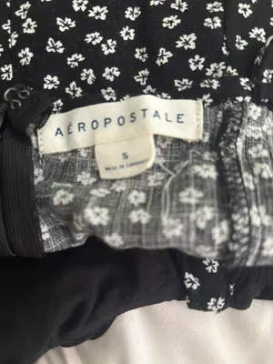 Aeropostale Black Floral Dress thumbnail 3