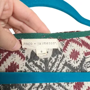 Coco +Jaimeson Boho Tassel Tie Neck Flare Sleeve Blouse thumbnail 8