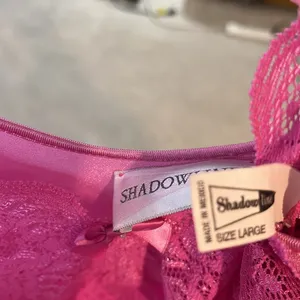 Shadowline size, large Elegant Pink Lace Nightgown thumbnail 9