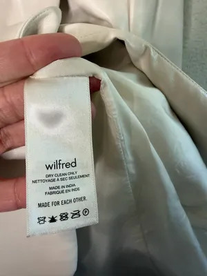 Aritzia Wilfred Memories‎ Blazer Jacket Vegan Faux Leather Womens Size S thumbnail 6