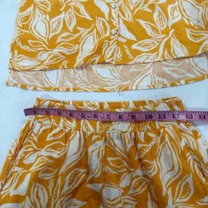 Panama Jack Women's Mustard and White blouse y pants thumbnail 9