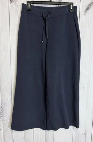 Spanx AirEssentials Women's Sz XL Navy Wide Leg Drawstring Pants Lounge 50239Q thumbnail 1