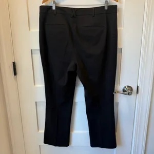 Anthropologie Maeve Black The Essential Slim Kick Flare Pants Size 16 thumbnail 7
