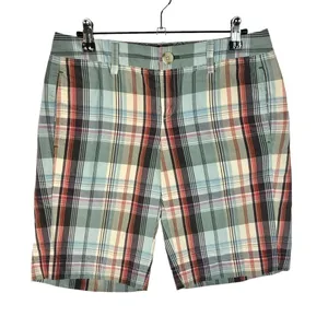 Tommy Hilfiger Blue‎ Plaid Y2K Bermuda Shorts 2 thumbnail 1