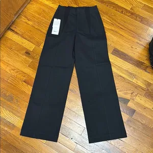 Alo flare black pants thumbnail 1