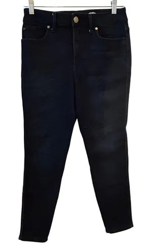 Seven7 Jeans High Rise Skinny Crop Dark Wash‎ Women's Size 10 thumbnail 1