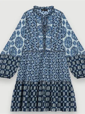 Maje cotton dress tunic thumbnail 2