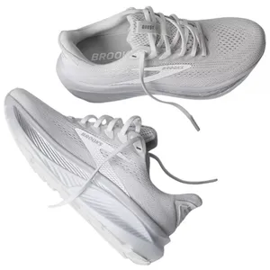 Brooks Women's Ghost 17 Running Shoes White White Grey Size 6 NWB No Lid thumbnail 10