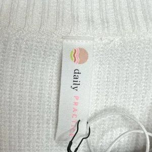 Anthropologie Daily Practice NWT Icon-Embroidered Muscle Sweater Mini Dress M thumbnail 4