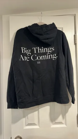Graphic Hoodie Black Size L thumbnail 4