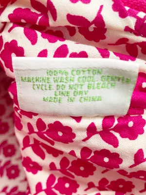 Vera Bradley Twirly Birds Pink Squared Away Tote Satchel Purse Shoulder Bag 2010 thumbnail 12