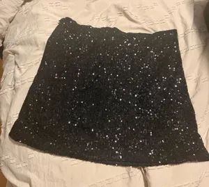 Black Sequin Skort thumbnail 1
