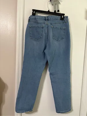 Bandolino Mandi Straight-Leg Jeans 10 petite short thumbnail 4