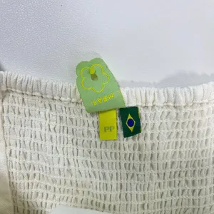 NWOT Farm Rio Stretch Linen Blend Cami Maxi Dress Size XS Classic Off White thumbnail 10