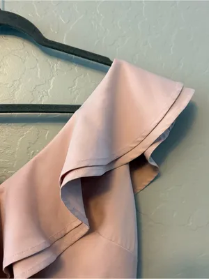 Lulus Divine Darling Light Pink Ruffled Skater Dress size large thumbnail 16