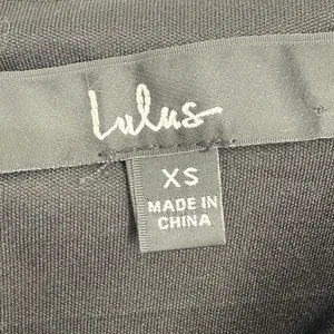 Lulus Black Swiss‎ Dot Tiered Bustier Midi Dress Size XS Whimsigoth Fairy Grunge thumbnail 4