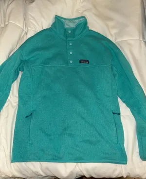 Teal Patagonia Pullover thumbnail 1