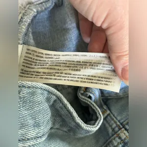 Abercrombie & Fitch Distressed Cutoff Denim Shorts Size 26 Button Fly thumbnail 4