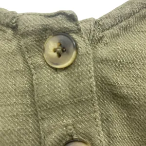 Aerie Olive Cotton Smocked Romper XS Pockets Cami thumbnail 12