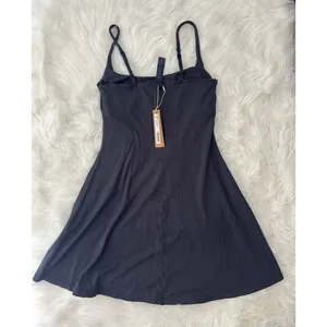 Skims Smooth Lounge Skimpy Strap Mini Dress Graphite Size XS thumbnail 5