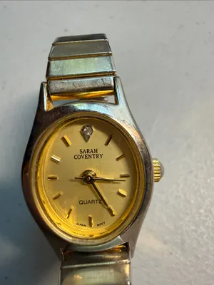 Sarah Coventry Two-Tone Gold and Silver Ladies Quartz Watch thumbnail 2