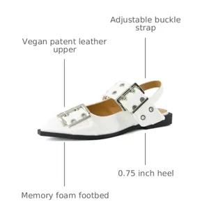 NEW Cushionaire Wander Mary‎ Jane Buckle Shoes 8 B75 thumbnail 4
