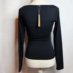 NWT Skims Smooth Layers Square Neck Long Sleeve Top thumbnail 4