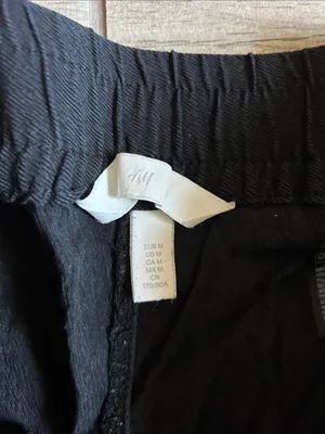 H&M Black Women's Straight Leg Lounge Pants thumbnail 2