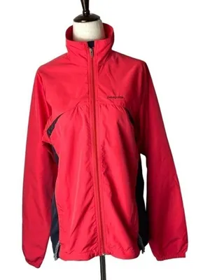 Patagonia Pink‎ And Black Full Zip Lightweight Jacket Size Small thumbnail 1
