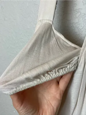 imaginary voyage Cream Tank Top with Embellished Straps Size L thumbnail 7