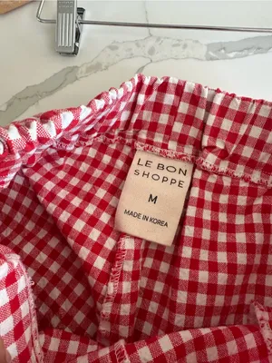 Le Bon Shoppe Arc Pants, Red Gingham Medium thumbnail 9