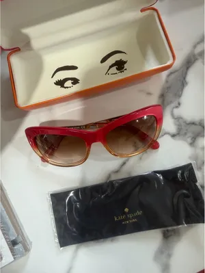 NWOT Kate Spade KRISSY S S1K Pink Bronze Gradient Sunglasses thumbnail 1
