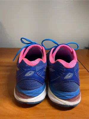 Asics‎ Gel Ziruss Women’s Running Shoes Blue Pink Comfort Athletic Size 9 T7J6N thumbnail 9