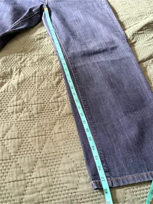 Boden Dark Wash Wide Leg Jeans Size WC137 US 10P Petite thumbnail 8