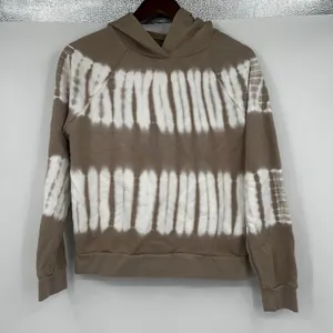 Madewell Resourced Cotton Retro Hoodie Sweatshirt tie dye burnished stone small thumbnail 2