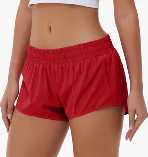 Quick Dry Running Shorts Red Size M thumbnail 1