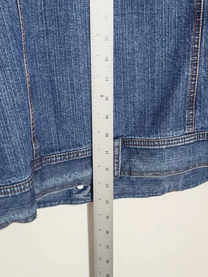 Jamaica Bay Medium Wash Denim Jacket Size 1X thumbnail 9