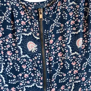 Free People RUMA Blue‎ Floral Tiered Mini Dress Women's Size 2 Viscose Short thumbnail 7