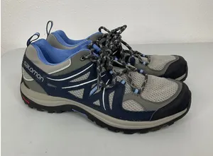 Salomon Ellipse 2 Aero Women Hiking Shoes Blue‎ Grey 379206 Size 10 thumbnail 1