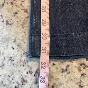 7 For All Mankind Dojo Flare Jeans Womens 23 Dark Wash Boho Wide Leg thumbnail 11