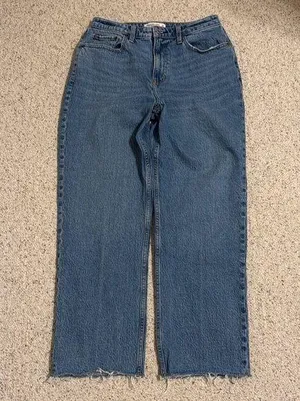 Abercrombie & Fitch A&F Jeans 29 8 Vintage Straight High Rise thumbnail 1