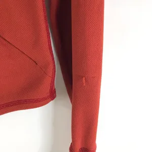 Lululemon Women's Pullover Hoodie Flip Cuff Brick Red Size 6 thumbnail 3