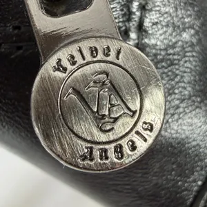 Velvet Angels OTK Leather Platform Boots High Heel Black‎ Women's EU 37 US 7 thumbnail 3