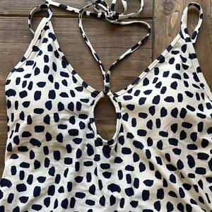 Aerie Swim One Piece in Navy and Cream thumbnail 3