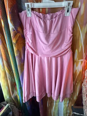 Pink Strapless Mini Dress ✨ Size XL thumbnail 2