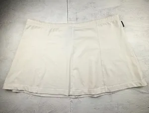 Nike Court Tennis Skort White Athletic Skirt‎ Built In Shorts Size M thumbnail 1