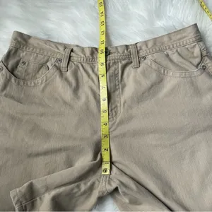 90s Vintage High Waisted Jean Shorts tan brown thumbnail 7