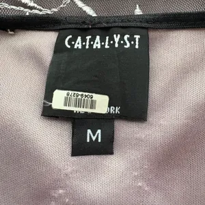 Vintage 90s Catalyst Mesh‎ Tee Dark Fairy Grunge Purple Whimsigoth Size Medium thumbnail 3